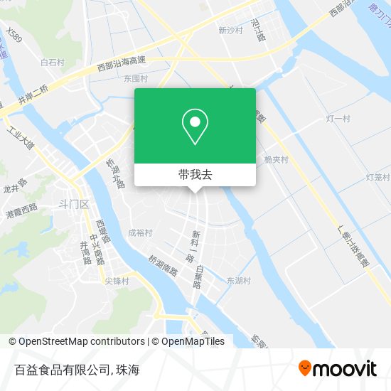 百益食品有限公司地图