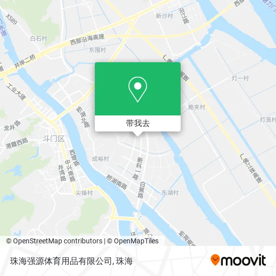 珠海强源体育用品有限公司地图