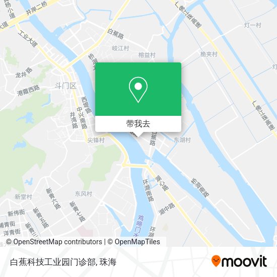 白蕉科技工业园门诊部地图