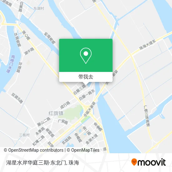 湖星水岸华庭三期-东北门地图