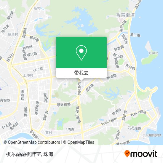 棋乐融融棋牌室地图