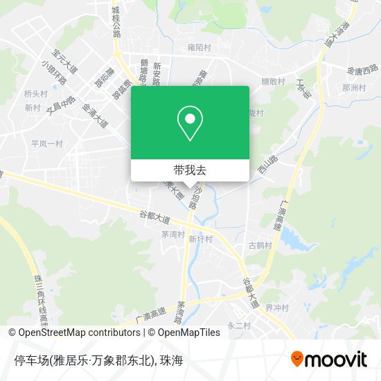 停车场(雅居乐·万象郡东北)地图
