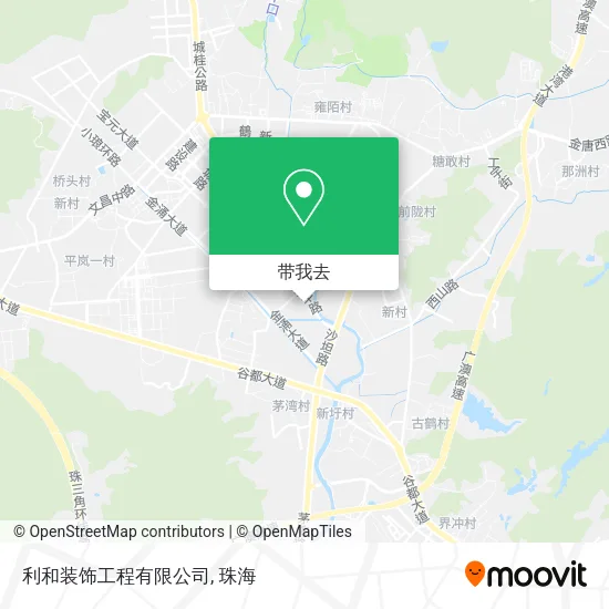 利和装饰工程有限公司地图