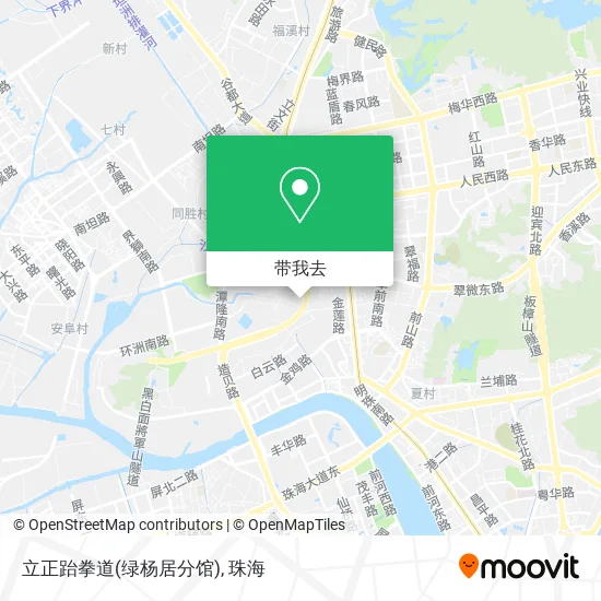 立正跆拳道(绿杨居分馆)地图