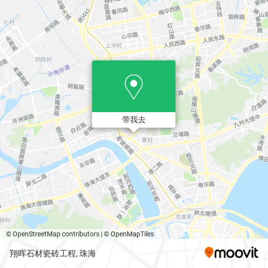 翔晖石材瓷砖工程地图