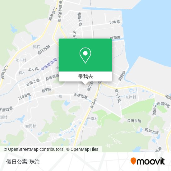 假日公寓地图