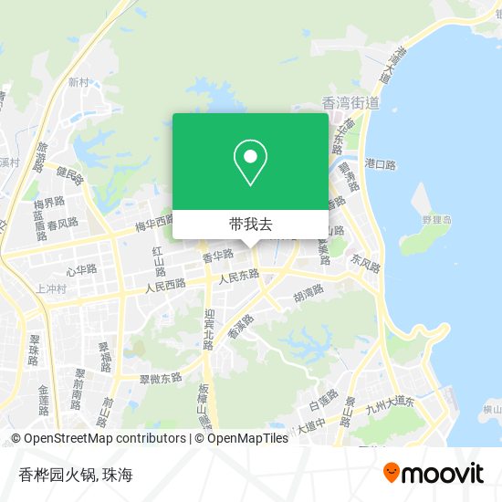 香桦园火锅地图
