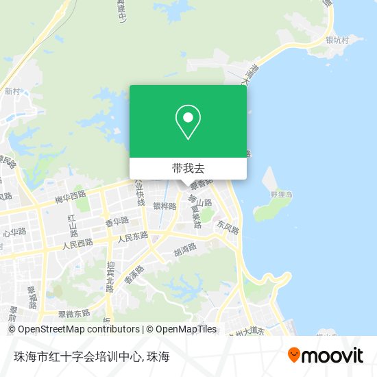 珠海市红十字会培训中心地图
