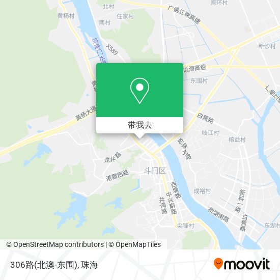 306路(北澳-东围)地图