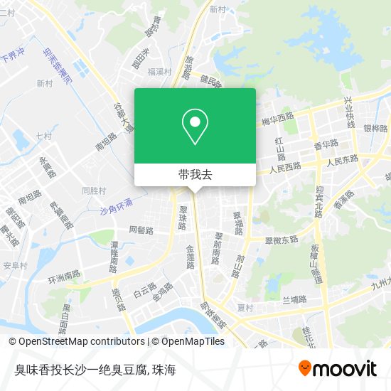臭味香投长沙一绝臭豆腐地图