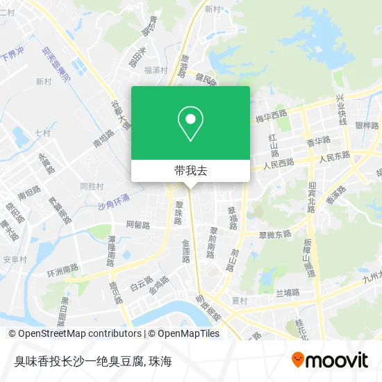 臭味香投长沙一绝臭豆腐地图
