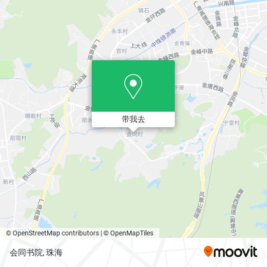 会同书院地图