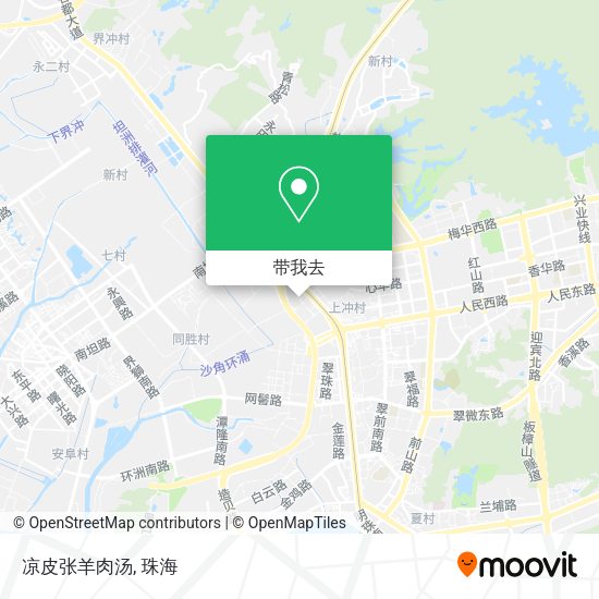 凉皮张羊肉汤地图