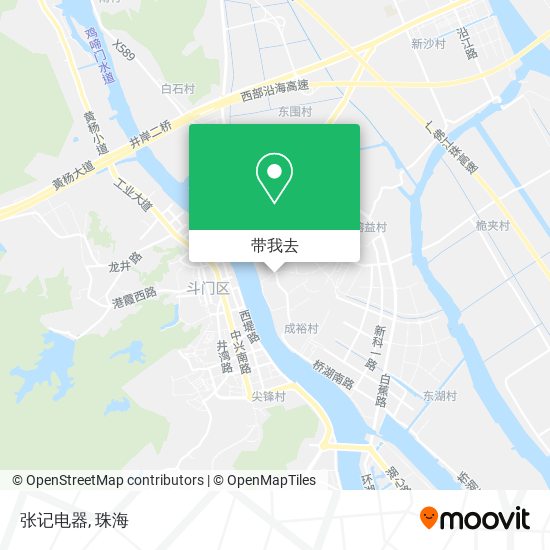 张记电器地图