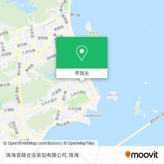 珠海首格企业策划有限公司地图