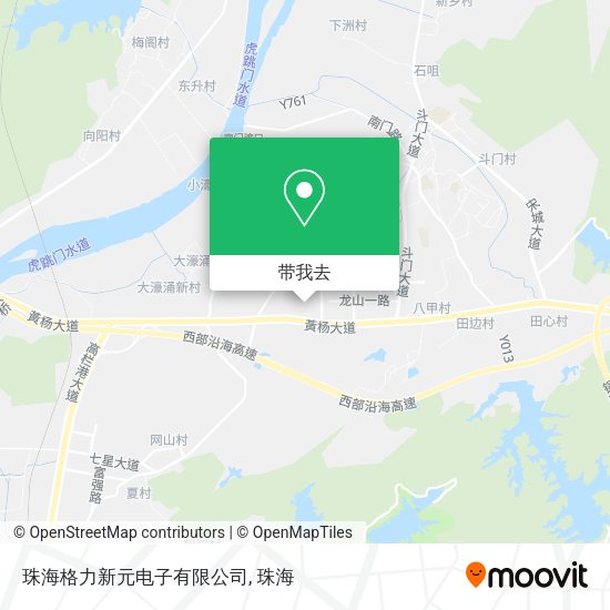 珠海格力新元电子有限公司地图