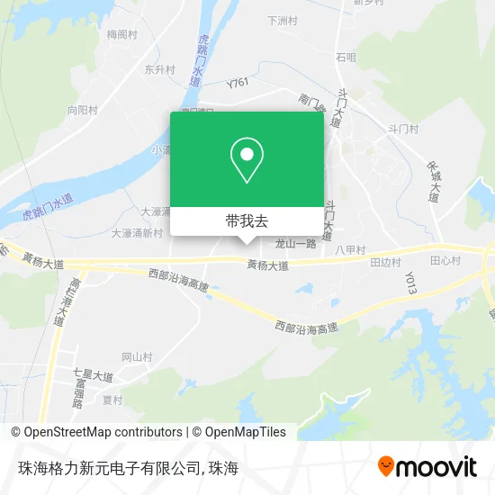 珠海格力新元电子有限公司地图