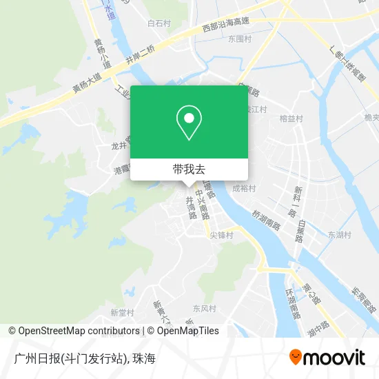 广州日报(斗门发行站)地图