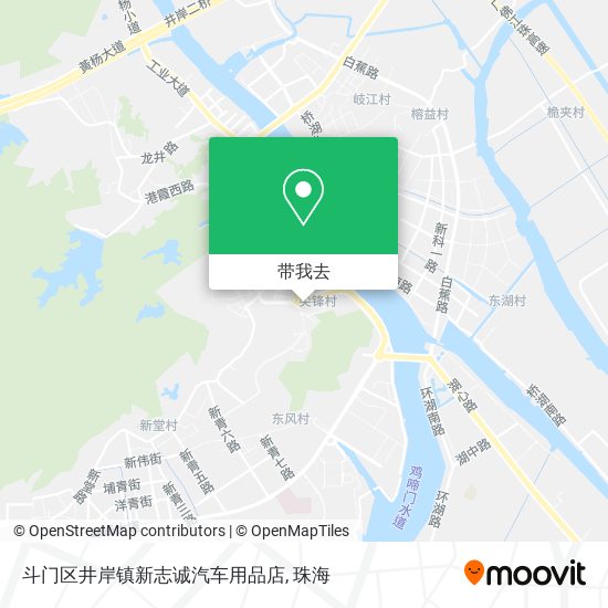 斗门区井岸镇新志诚汽车用品店地图