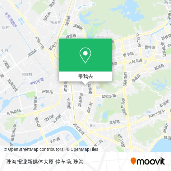 珠海报业新媒体大厦-停车场地图