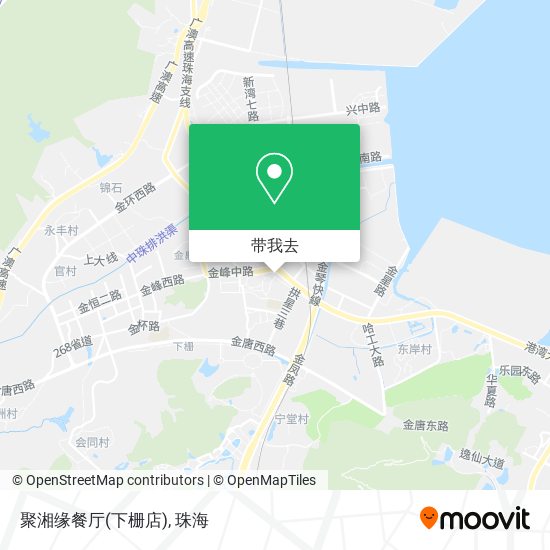 聚湘缘餐厅(下栅店)地图