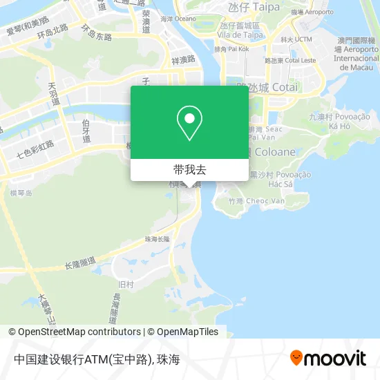 中国建设银行ATM(宝中路)地图