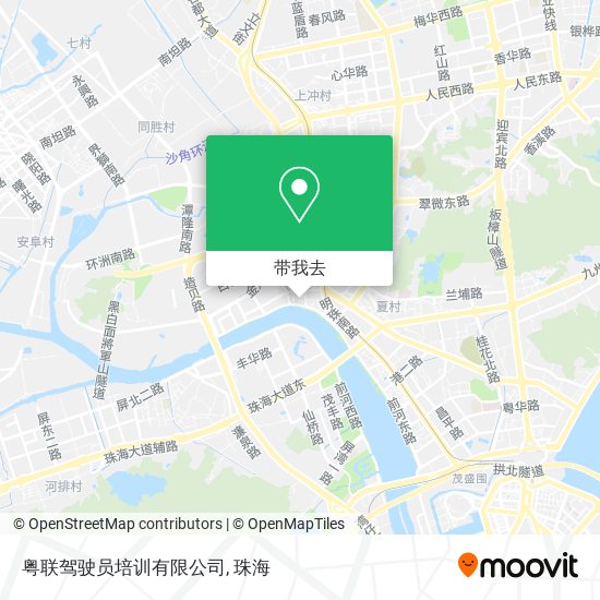 粤联驾驶员培训有限公司地图