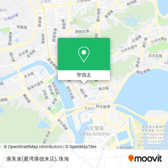 康美束(夏湾康德来店)地图