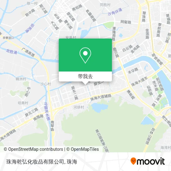 珠海乾弘化妆品有限公司地图