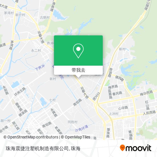 珠海震捷注塑机制造有限公司地图