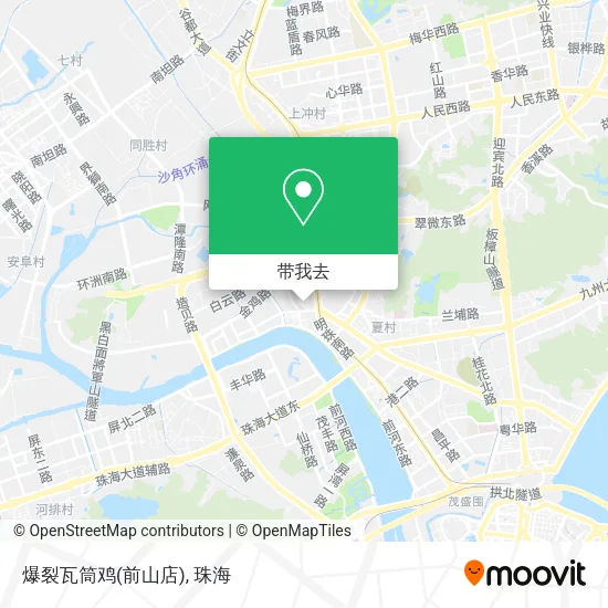 爆裂瓦筒鸡(前山店)地图