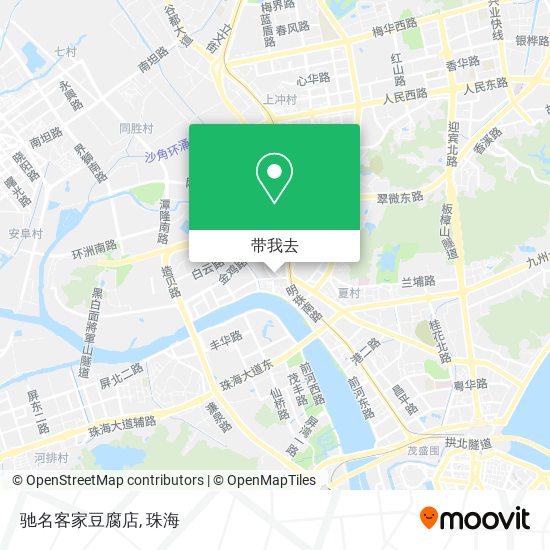 驰名客家豆腐店地图