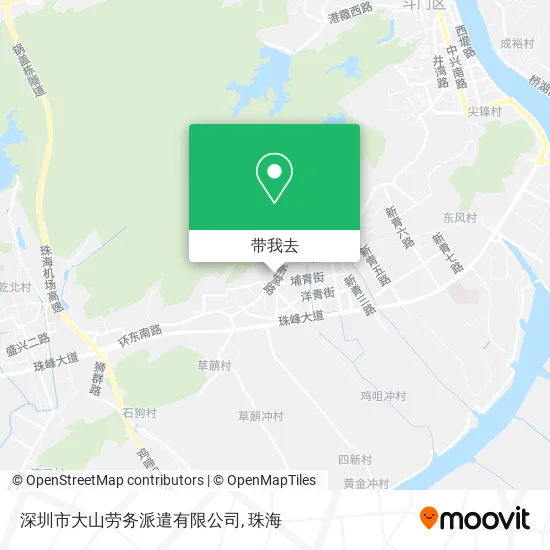 深圳市大山劳务派遣有限公司地图
