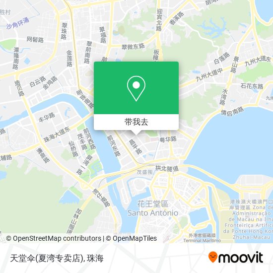 天堂伞(夏湾专卖店)地图