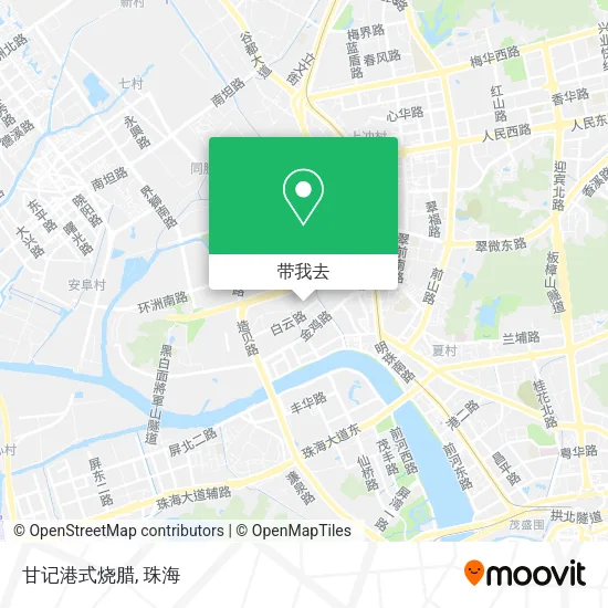 甘记港式烧腊地图