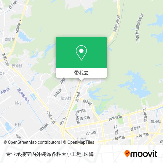 专业承接室内外装饰各种大小工程地图