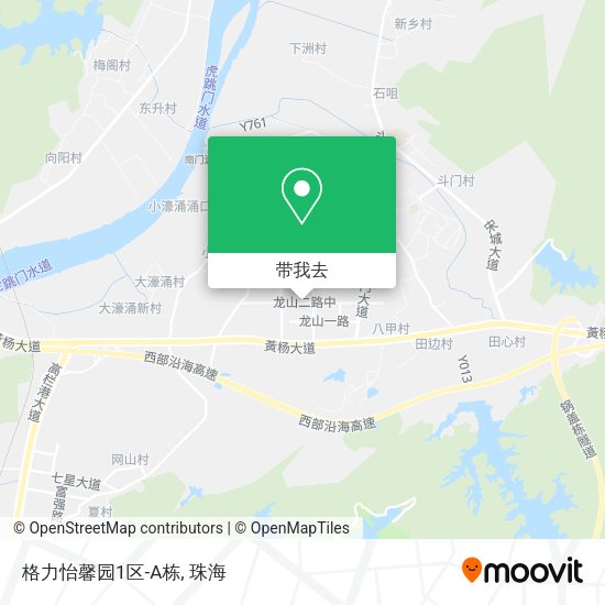 格力怡馨园1区-A栋地图