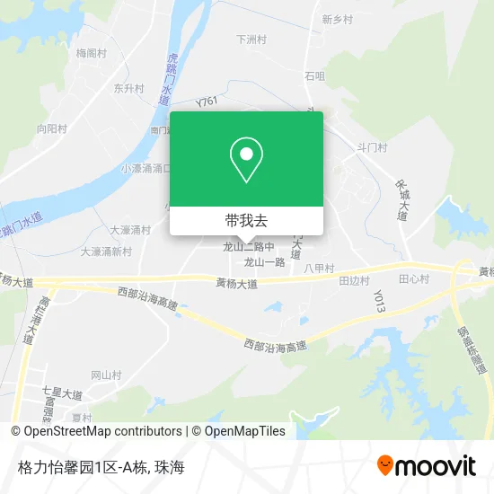 格力怡馨园1区-A栋地图