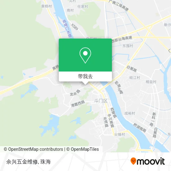 余兴五金维修地图