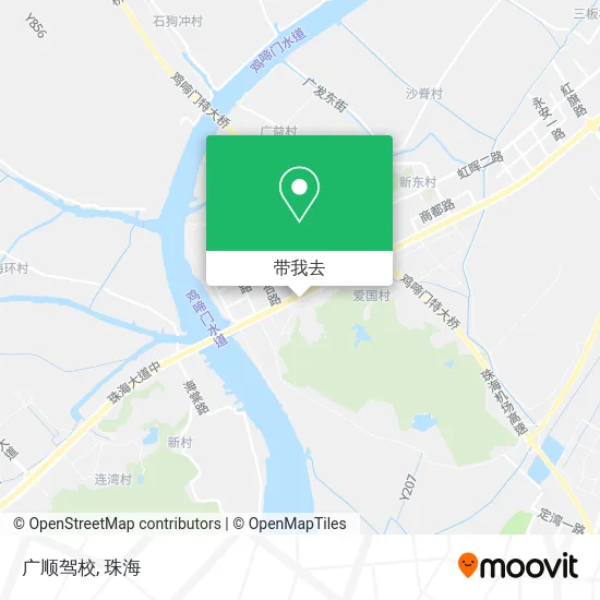 广顺驾校地图