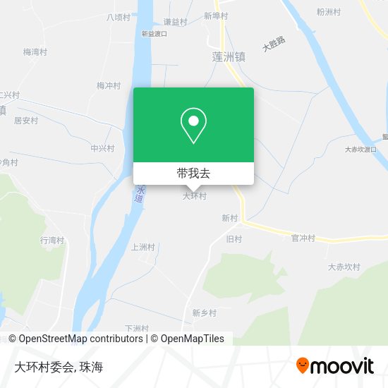 大环村委会地图