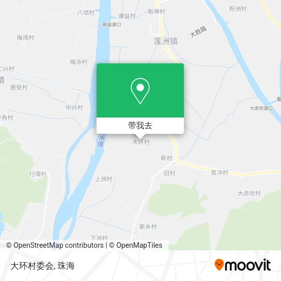 大环村委会地图
