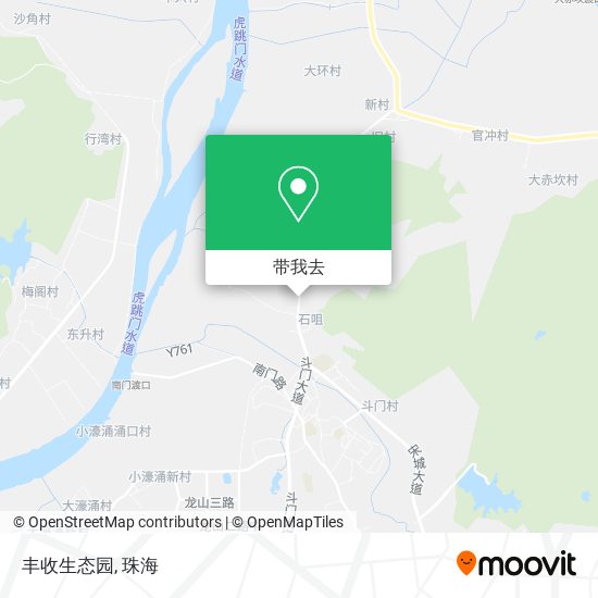 丰收生态园地图