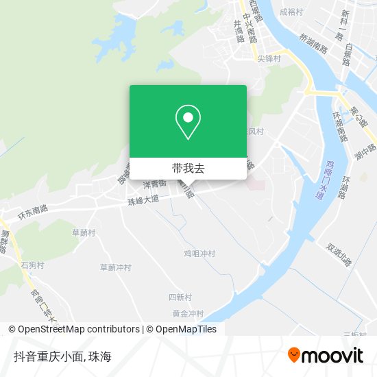 抖音重庆小面地图