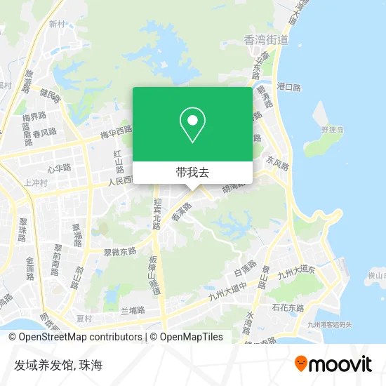 发域养发馆地图