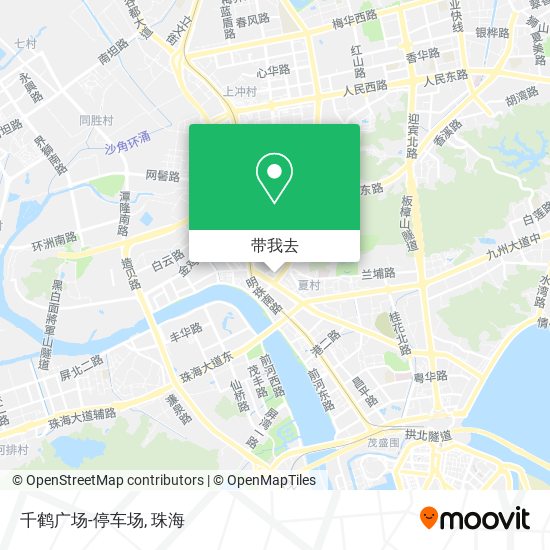 千鹤广场-停车场地图