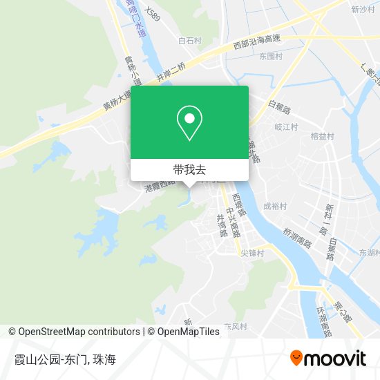 霞山公园-东门地图
