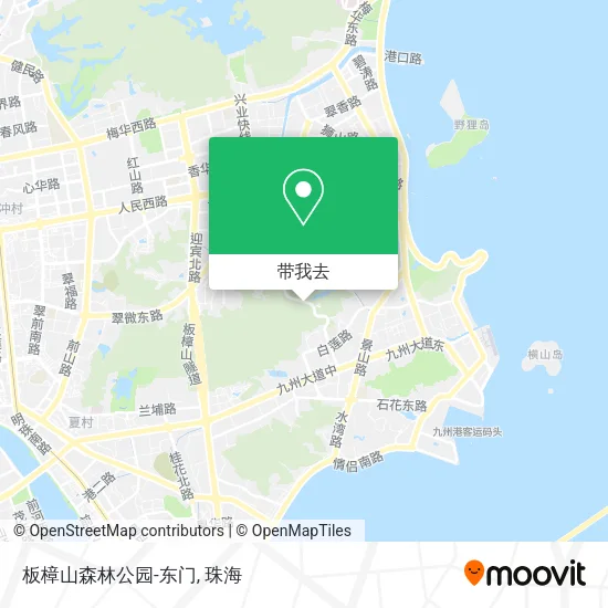 板樟山森林公园-东门地图