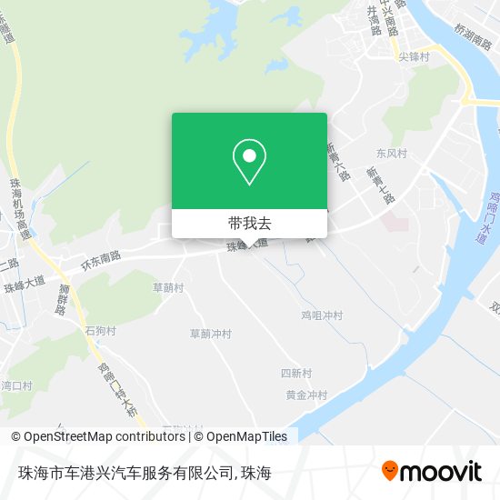 珠海市车港兴汽车服务有限公司地图