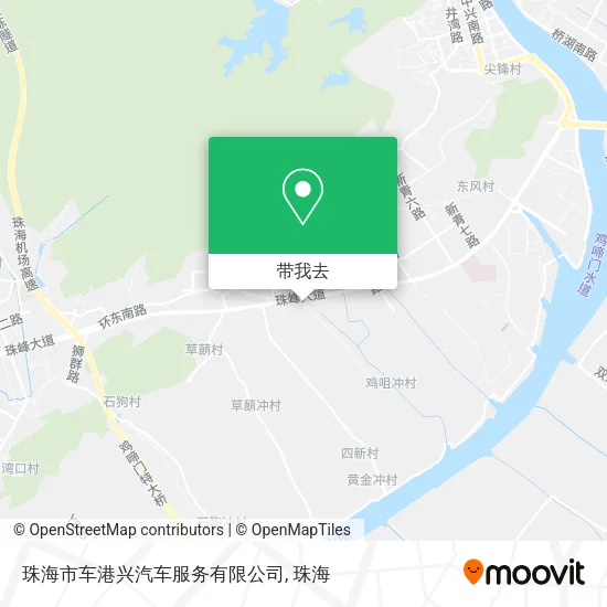 珠海市车港兴汽车服务有限公司地图